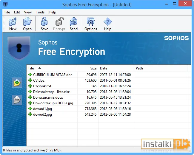 Sophos Free Encryption